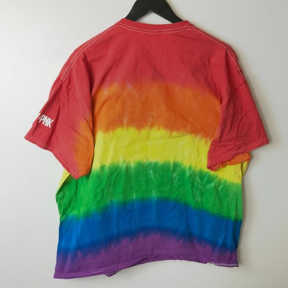 Colortone Go Be Great DRV PNK T Shirt Rainbow Pride Graphic Tee Cotton 2XL XXL - Picture 11 of 13